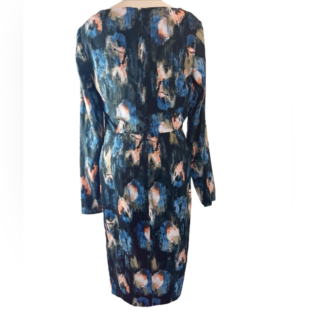 NYDJ Ikat Front Twist Dress with Lift‎ Tuck Technology Built In Shaper Si… - Picture 2 of 7